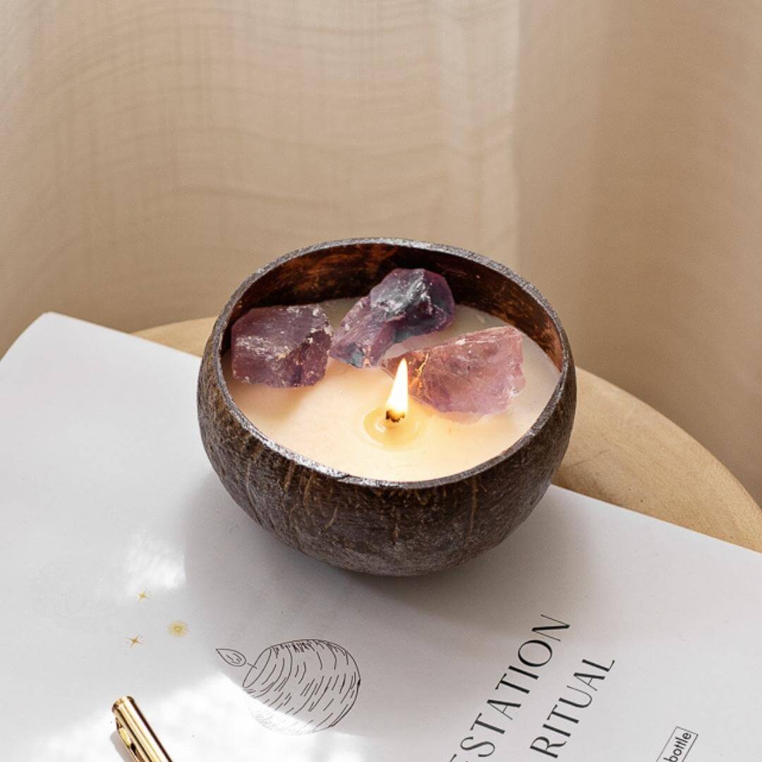Coconut Candle - Amethyst