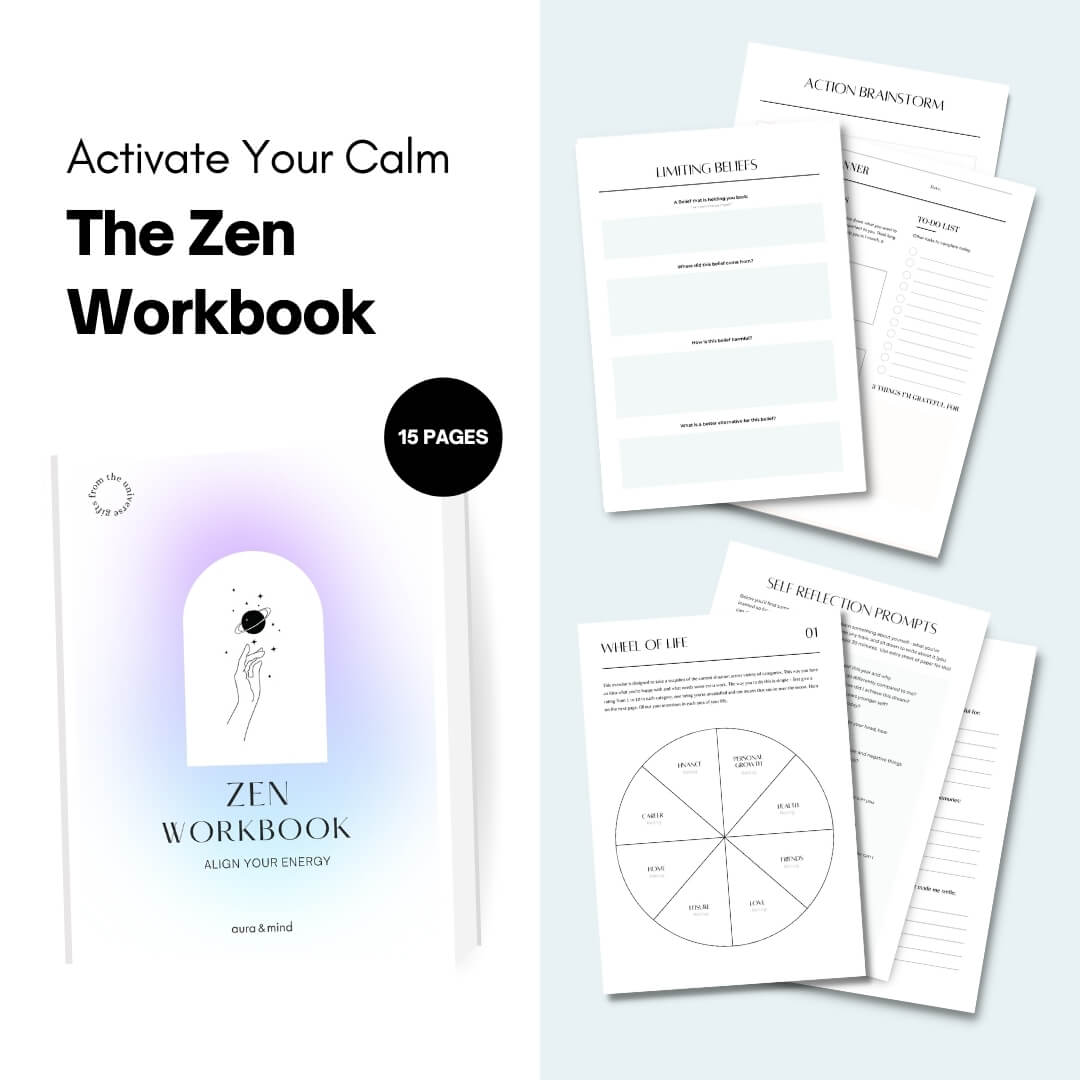 Zen Workbook Journal Printable - Digital